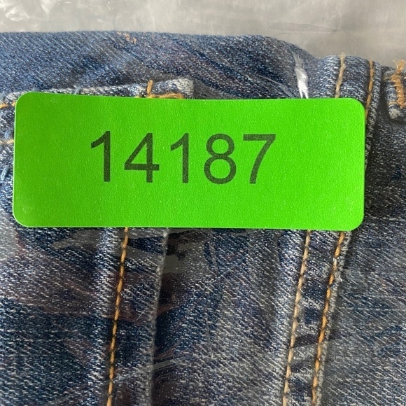 Aeropostale Midi Women's Denim Rolled Hem Ripped Jean Shorts Size 2 - Picture 12 of 12